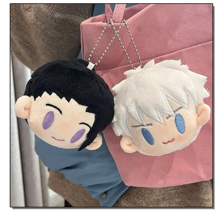 

7styles Japan Anime Jujutsu Kaisen Pendant KeyChain Cosplay Badge Cartoon Small Plush Toy Itadori Yuji Brooch Gojo Satoru Pin