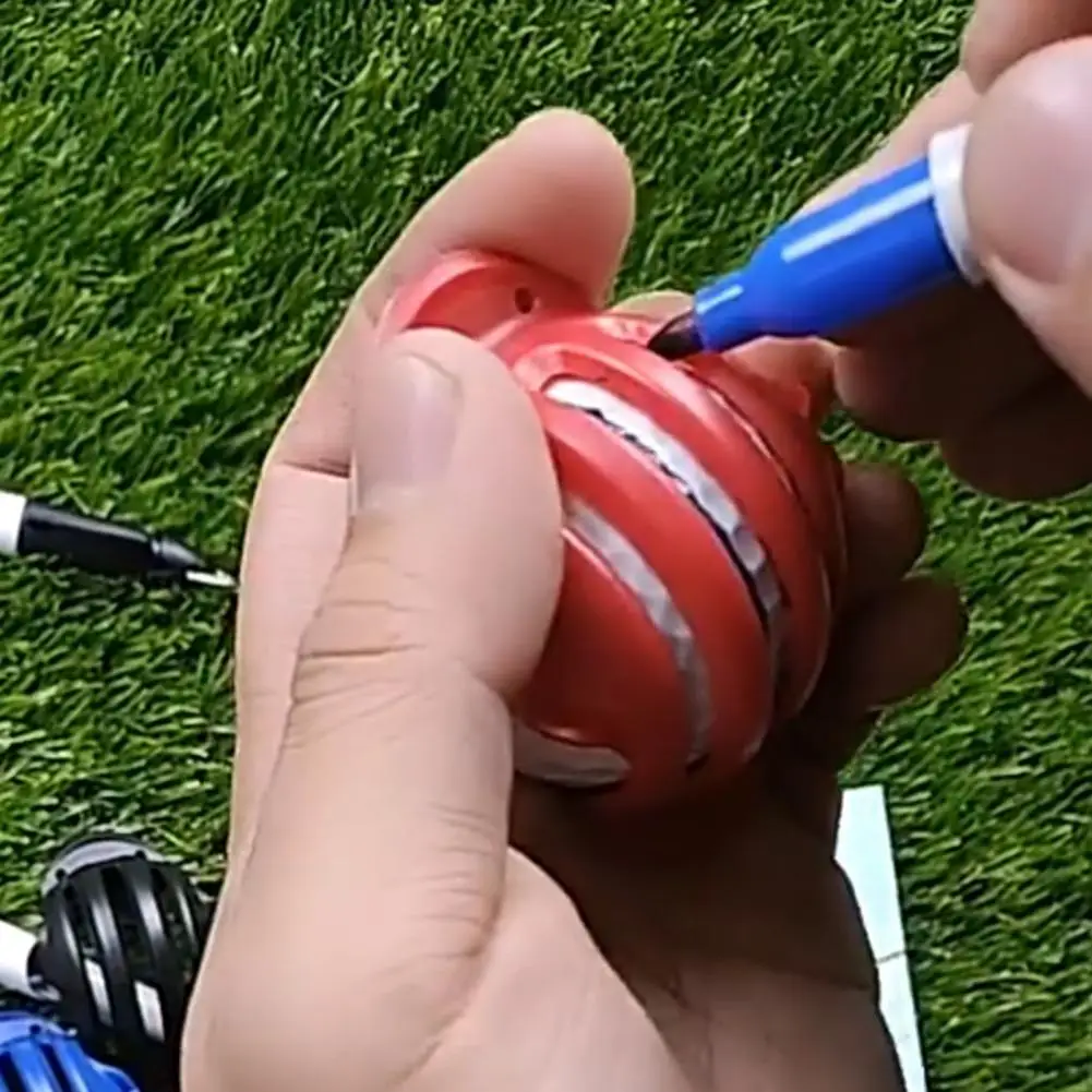 3Pcs Portable Golf Ball Marking Pen Equipment Golf Ball Line Pen Sturdy Comfortable to Hold Useful Durable