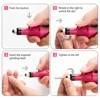 LINMANDA Electric Nail Drill Machine Set Manicure Drill Set Milling Cutters Nail File Equipment Strong Nail Polishing Tool 4