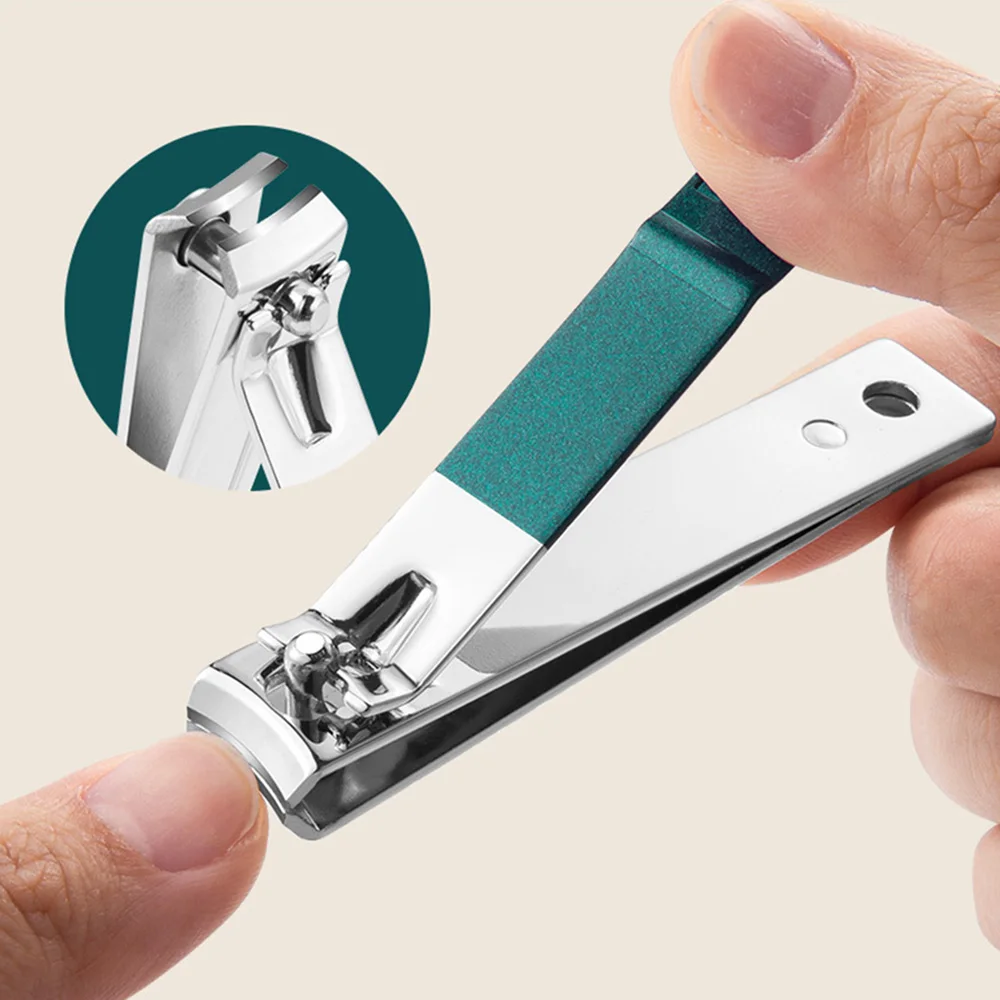 Stainless Steel Nail Clippers Set Grooming Tools Set Portable Case Manicure Art Tool Green Nails Cut, nail scissors set,nail clipper set,nail care kit,manicure pedicure kit,manicure nail clipper set,manicure sets,manicure set,nail clippers kit,nail clipper,nail clippers