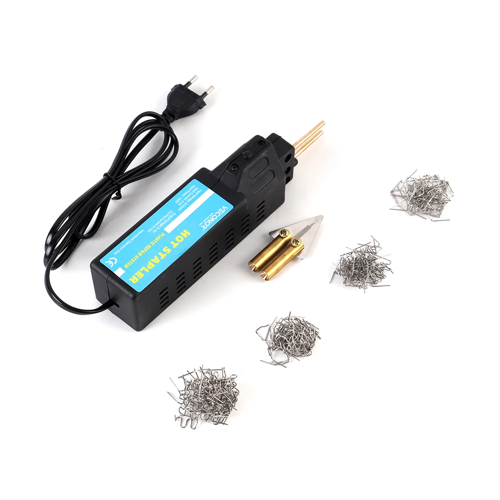 

220V 100W Hot Stapler Plastic Welding Machine Plastic Soldering Tool Car Bumper Repair Tool Plastic Staple Welder