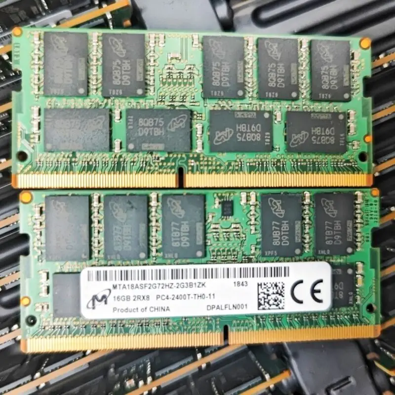 Description Picture 2 of itemMicron Server ECC RAMs DDR4 16GB 2400MHz Server laptop Memory ddr4 16GB 2Rx8 PC4-2400T-11 ECC SODIMM Server Laptop memory