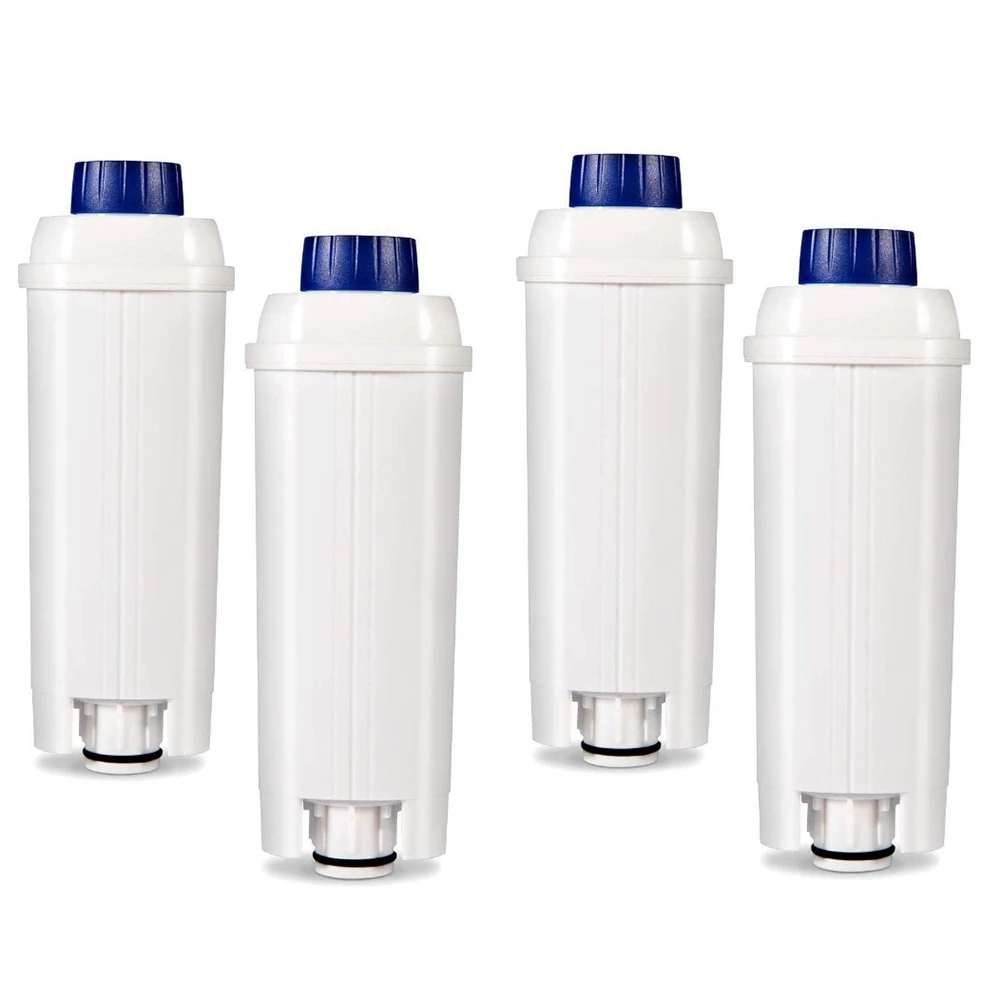 

4PCS Replacement Water Filter Cartridge Compatible for Delonghi DLS C002 Automatic Coffee Machine Softener