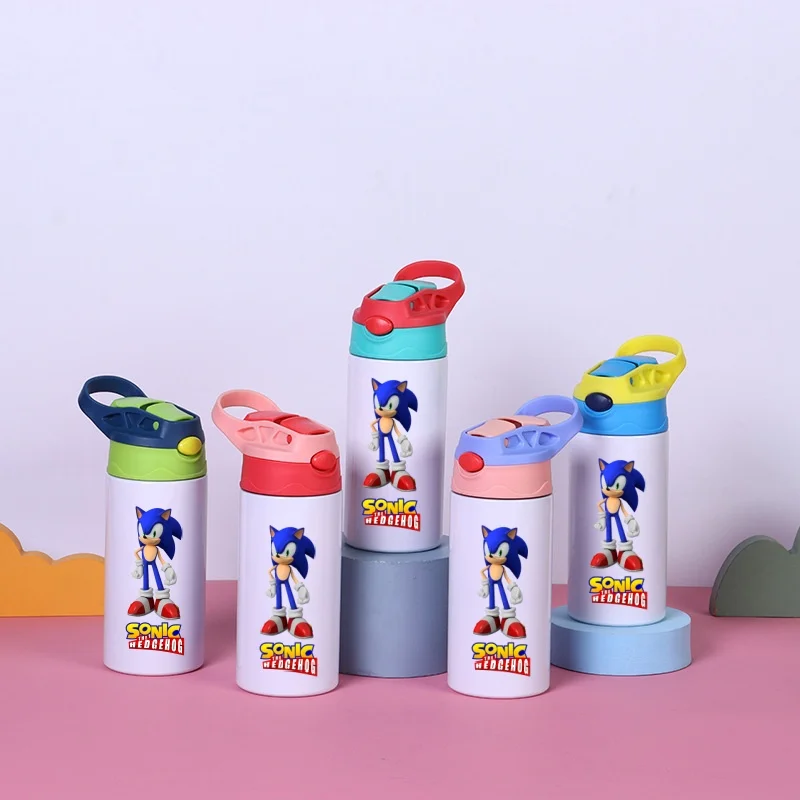 thumbnail image 1 of Taza con pajita de acero inoxidable 304 de Sonic Hedgehog, popular anime, hermosa taza de agua, taza deportiva informal, hermoso regalo para amigos, 1 of 5