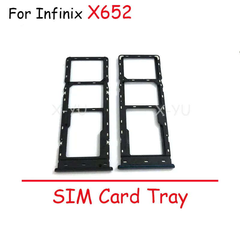 

Для Infinix Hot 9 Play X680 / Note 8i X683 / X652 Sim-кардридер держатель SD слот адаптер