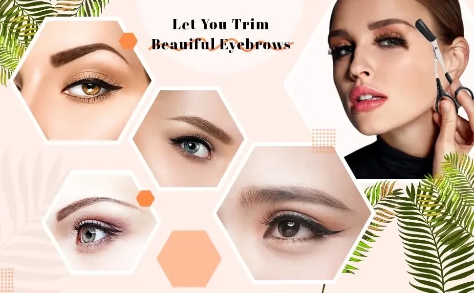 Description Picture 4 of itemEyebrow Trimmer Scissor Beauty Products for Women Eyebrow Scissors with Comb Eyebrow Shaver Makeup Tools Beauty Scissors