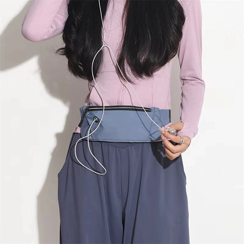 Running Waist Bag Sports Belt Pouch Mobile Phone Bag Men Women Waist Pack Lightweight Gym Sports Bag Waist Pack Adjustable Strap