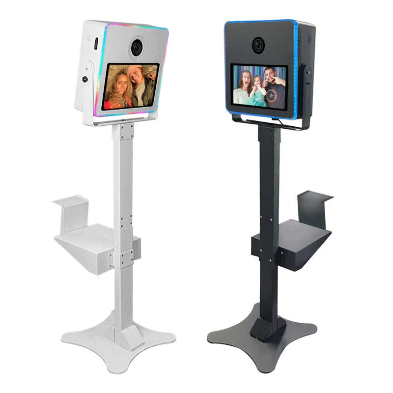 Glam Bot Digital Camera Led Open Air Photobooth Dslr Photo Booth Shell Sia Selfie Kiosk Machine