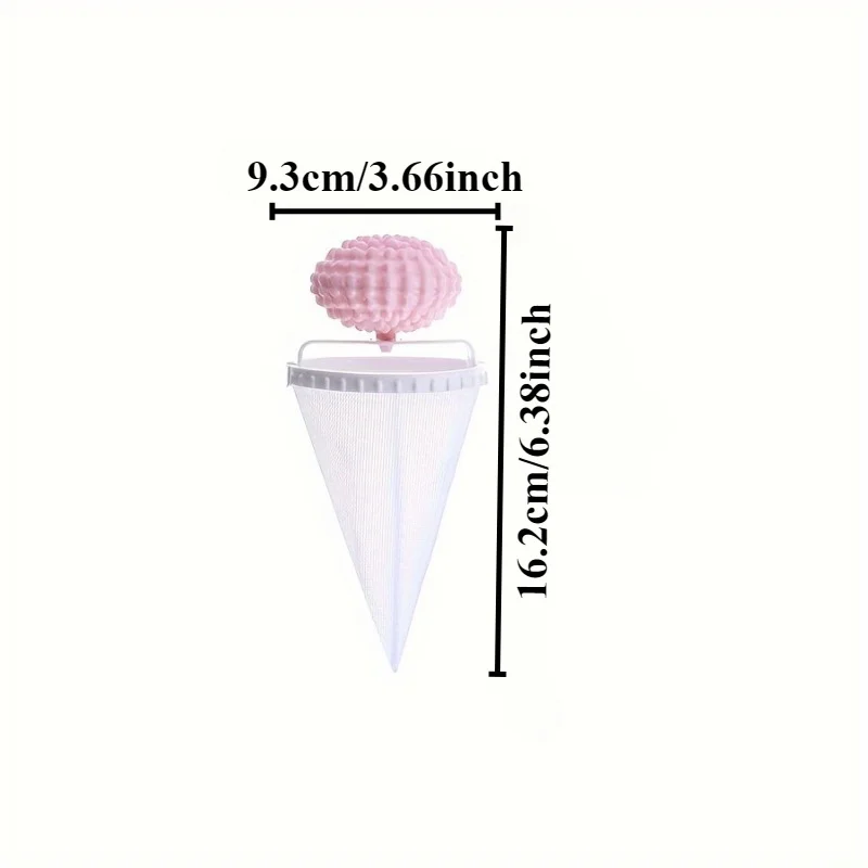 Description Picture 2 of item1/2PCS Washing Machine Two-in-one Cleaning Washing Ball Filter Hair Filter Washing Machine Clothes Cleaning Mesh Bag