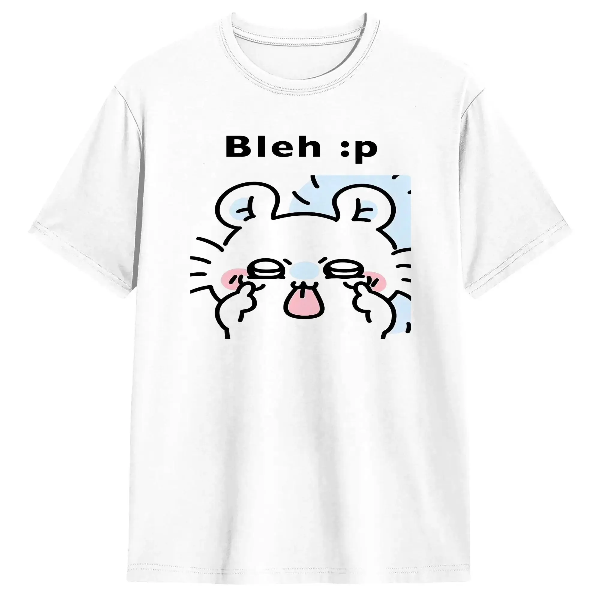 Lässiges T-Shirt für den Sommer, Chiikawas Kurimanju, modische T-Shirts für Babys, Baumwoll-T-Shirt für Herren, Y2K, lustige Kurzarm-Tops