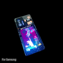 Luminous LED Flash Shockproof Phone Case - Original Call Light with Enhanced Protection for Black Shark 4S (M)