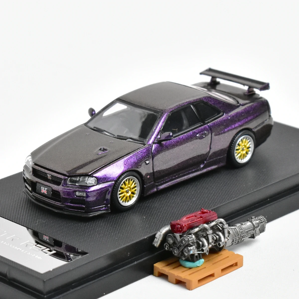 CoolART CA 1:64 R34 Diecast Model Car - AliExpress
