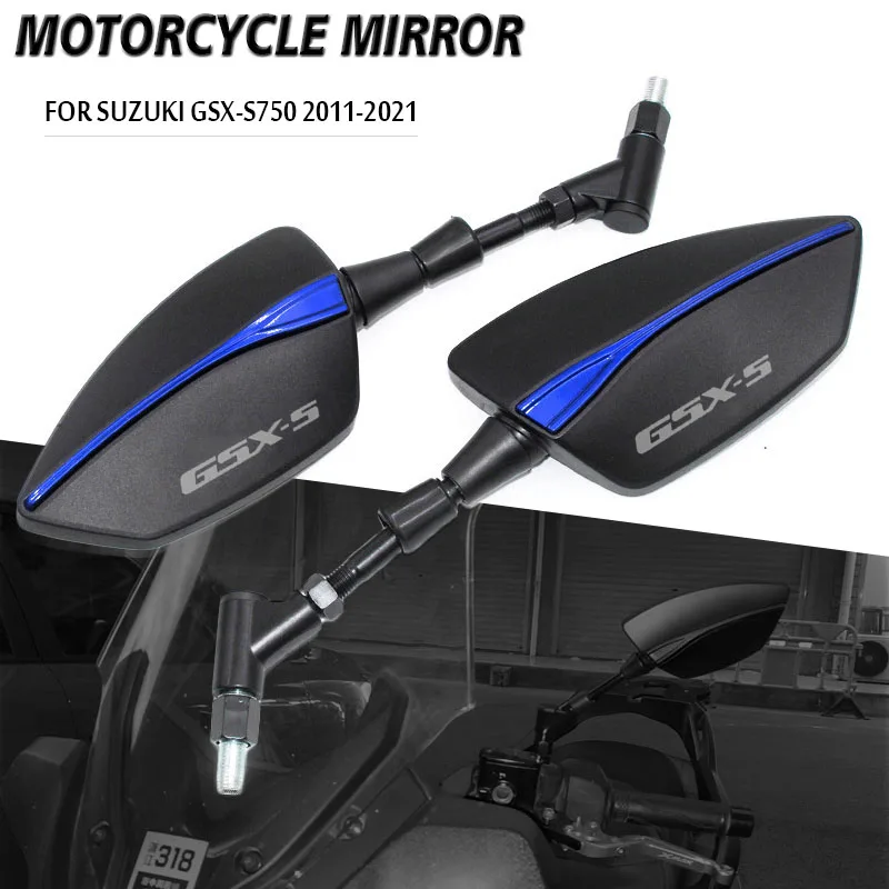 

GSXS For SUZUKI GSX-S750 GSX S750 GSX-S 750 GSXS750 2011-2021 Motorcycle CNC Aluminum Rear View Rearview Mirrors Side Mirror
