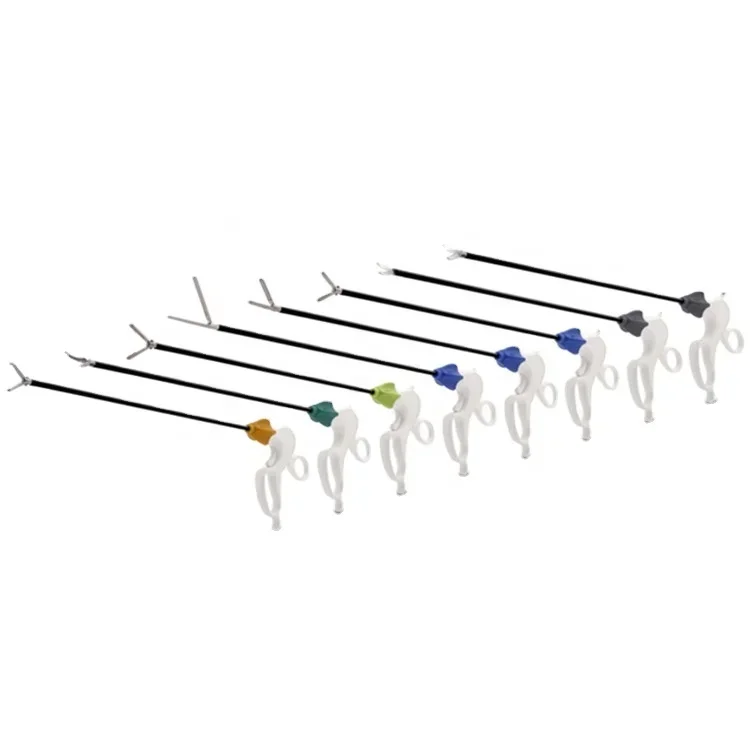 

5mm Diameter Disposable Laparoscopic Instruments Monopolar Serrated Maryland Grasper for grasping and holding