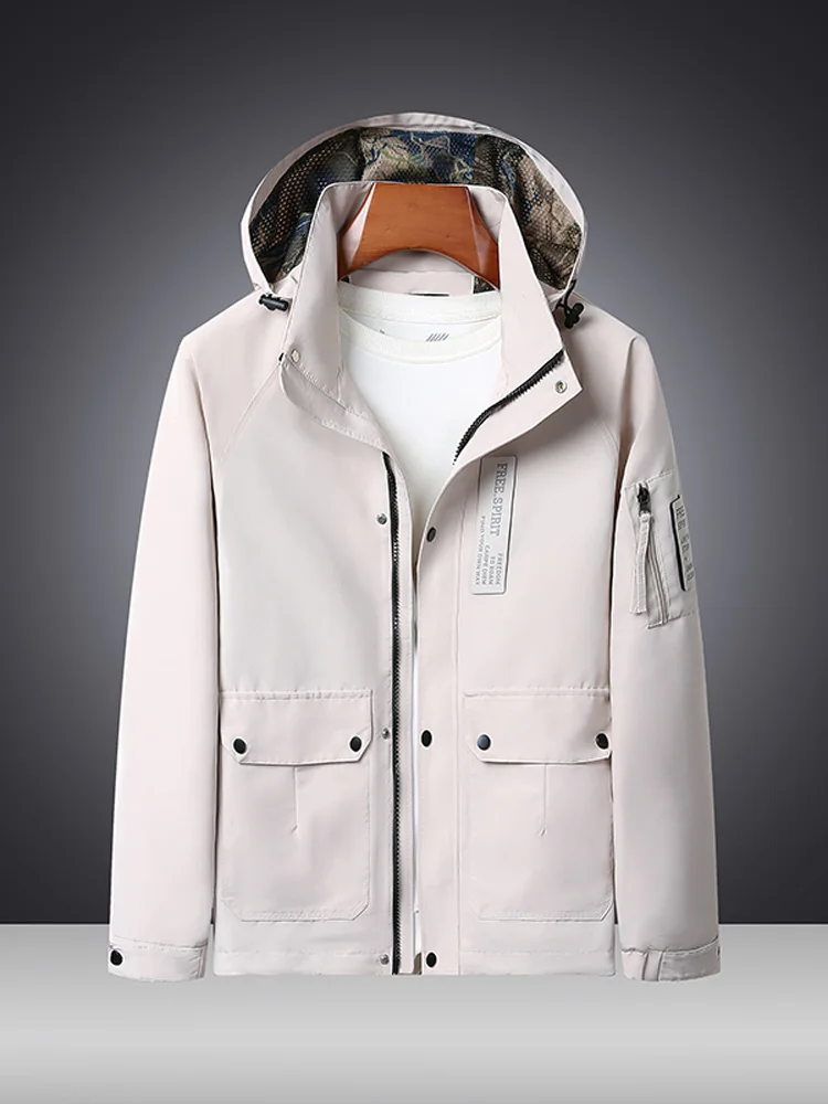 Men's Coats Free Shipping Tactical Jacket Man Military Men Heating Retro Techwear Mountaineering Military Outdoor