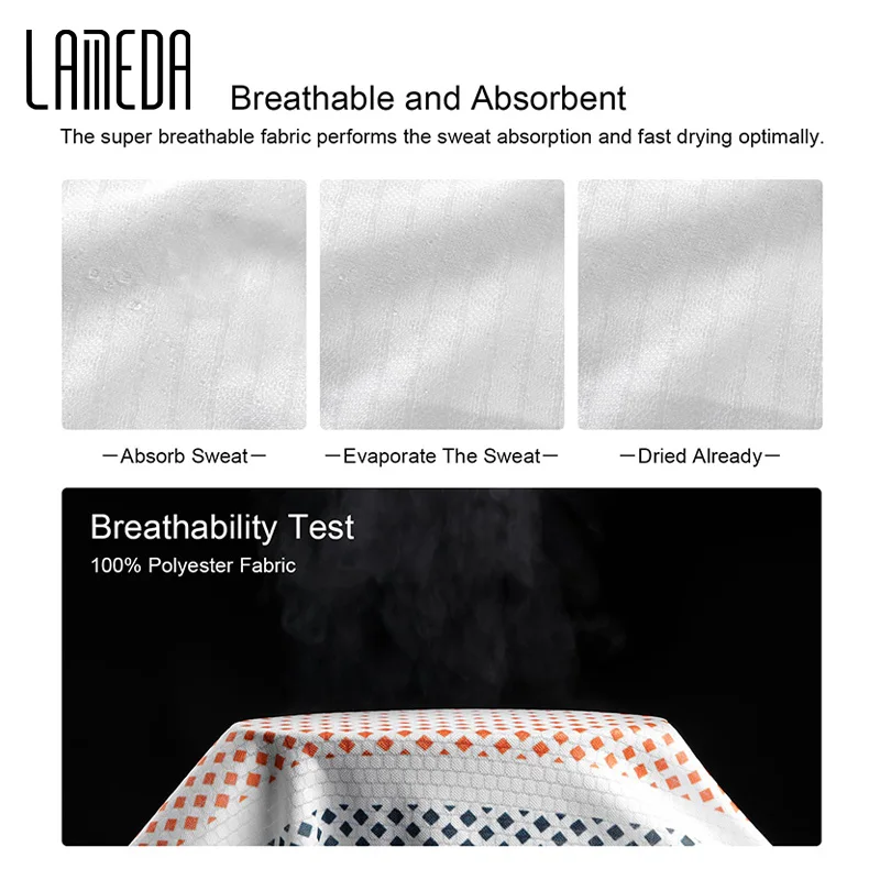 LAMEDA Bike Bicycle Jersey Men Summer Cycliny Short Sleeve For Men Biking Clothing Moisure Wicking MTB Top Shirts with 3 Pockets cycling jersey