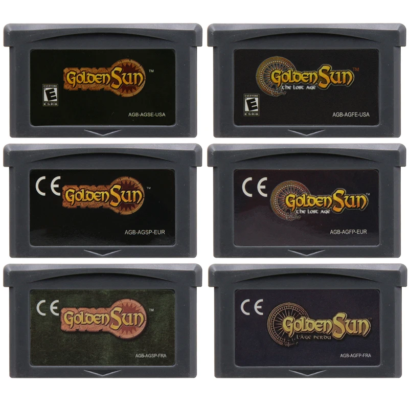 

GBA Game Cartridge Golden Sun Series 32 Bit Video Game Console Card