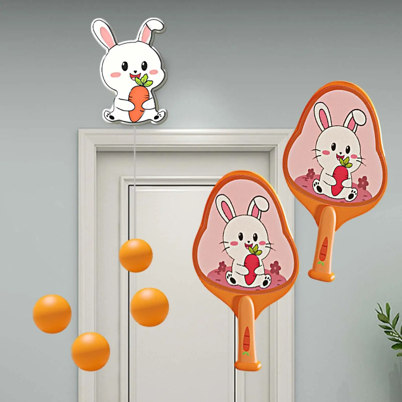 Indoor Table Tennis Trainer Parent Child Interaction Toy Table Tennis Practicing
