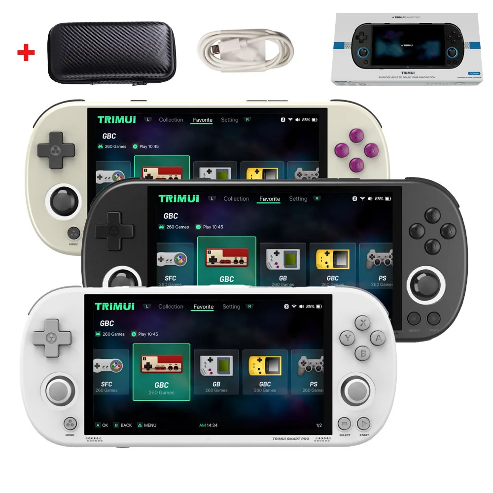 Trimui Smart Pro - Consola De Juegos Portátil Retro, Videojuego Retro Pantalla Ips De 496 Pulgadas Smartpro 2024 Trimui Smart Pro - Consola De Juegos Portátil Retro, Videojuego Retro Pantalla Ips De 496 Pulgadas Smartpro 2024
