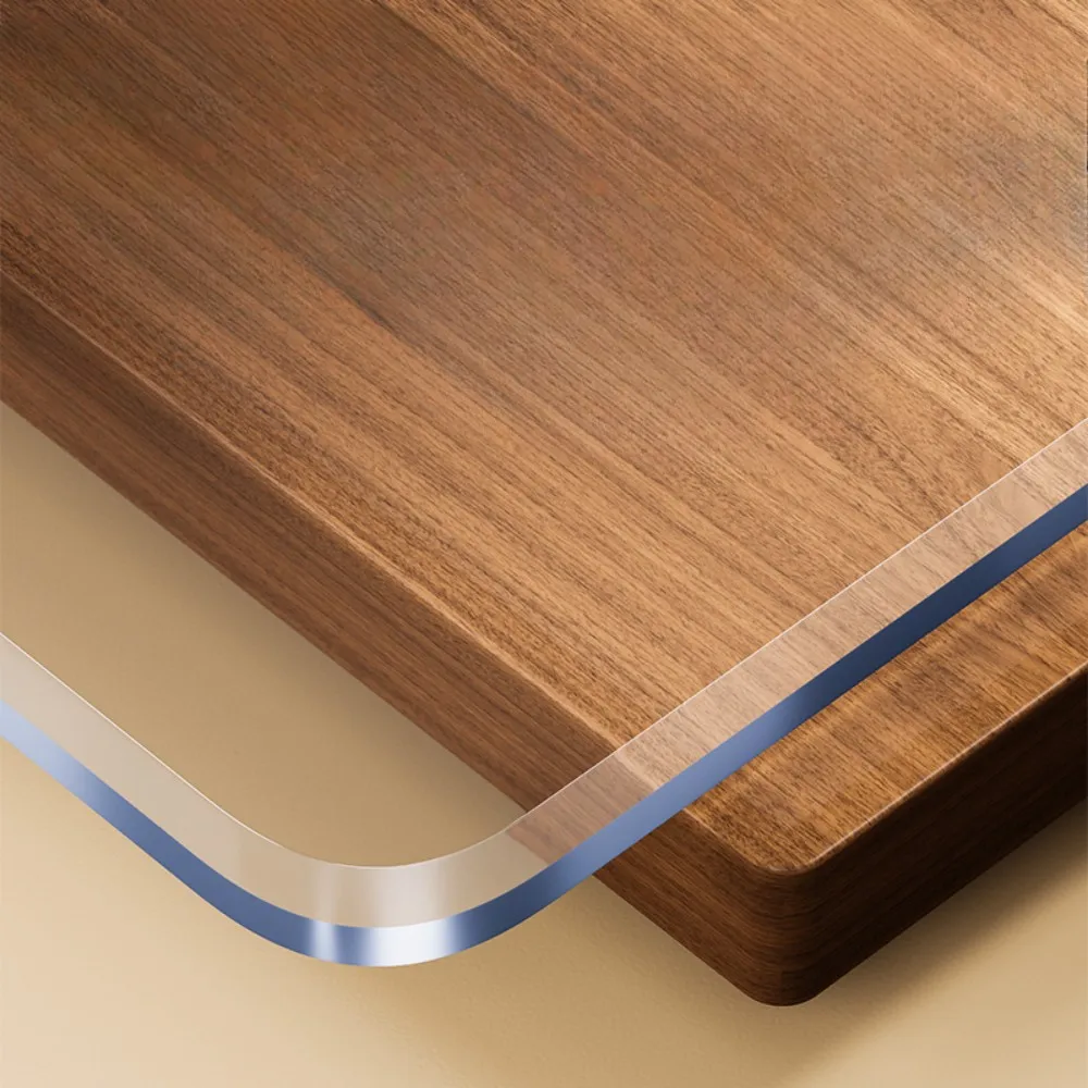 Clear Tablecloth, Table Protector, Plastic Table Cover, Clear Desk Pad, Desk Protector Mat PVC Desk Cover, Clear Table Cover 6