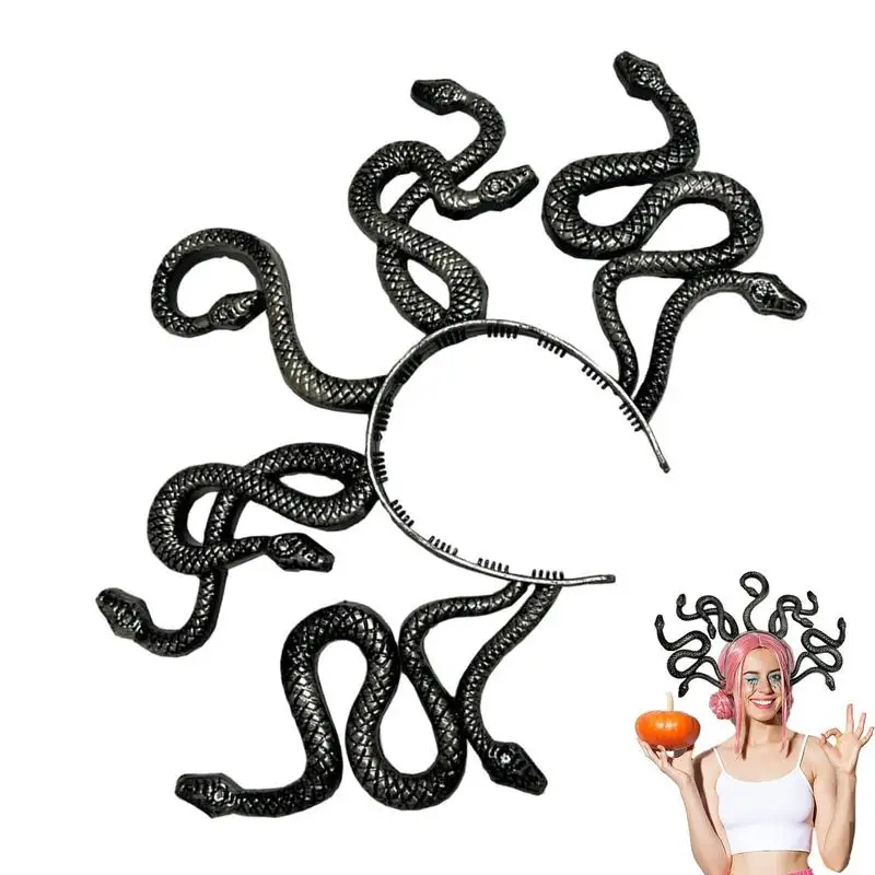 

Vintage Medusa Snake Halloween Costume Headband Cosplay Carnival Mardi Gras Masquerade Party Supplies Dress-up Headpiece