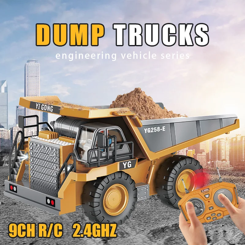RC Cars RC Trucks RC Construction Toy RC Car Remote Control Car Excavator Dump Truck Bulldozer