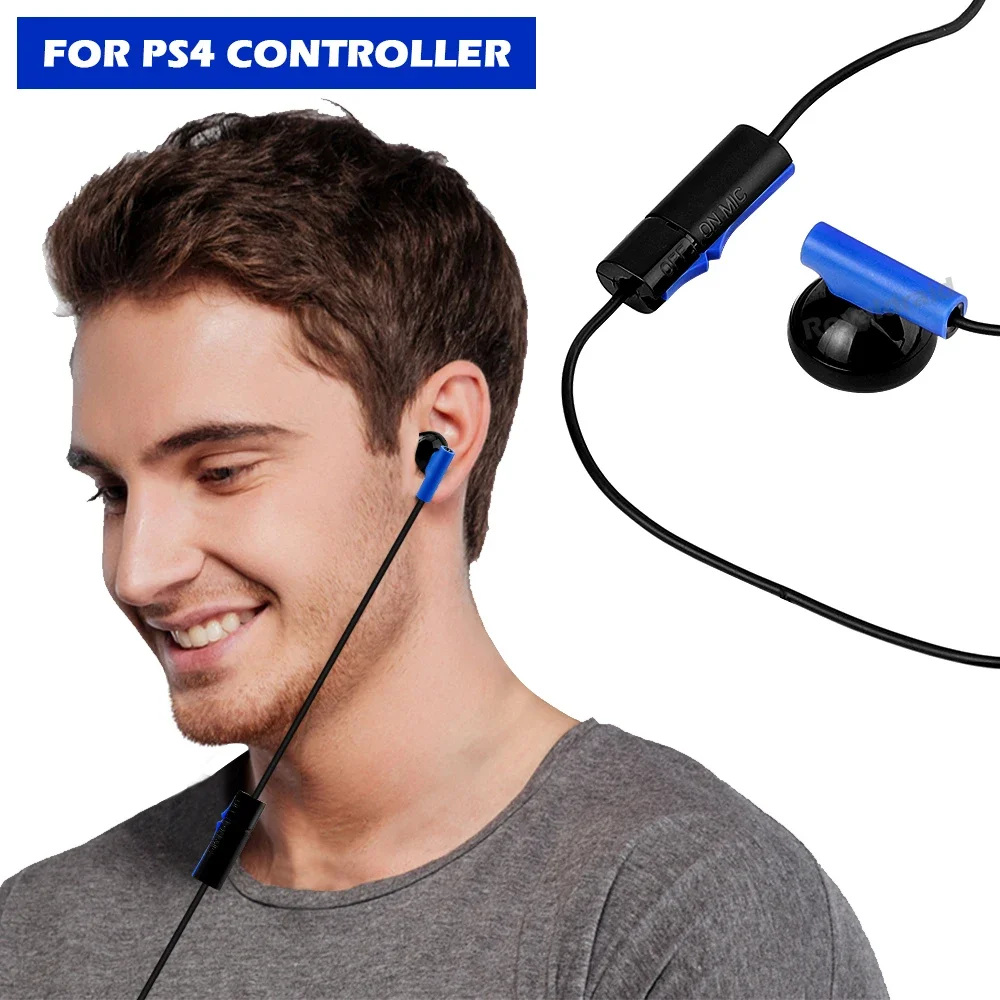 1PCS Game Headset With Microphone Mono Chat Earbud Headset for PS4