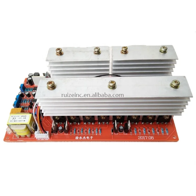 Scheda Di Alimentazione Inverter A Onda Sinusoidale Pura Dc 24V 36V 48V 60V A 220V Ad Alta Potenza 6000W Circuito Inverter Modello Principale