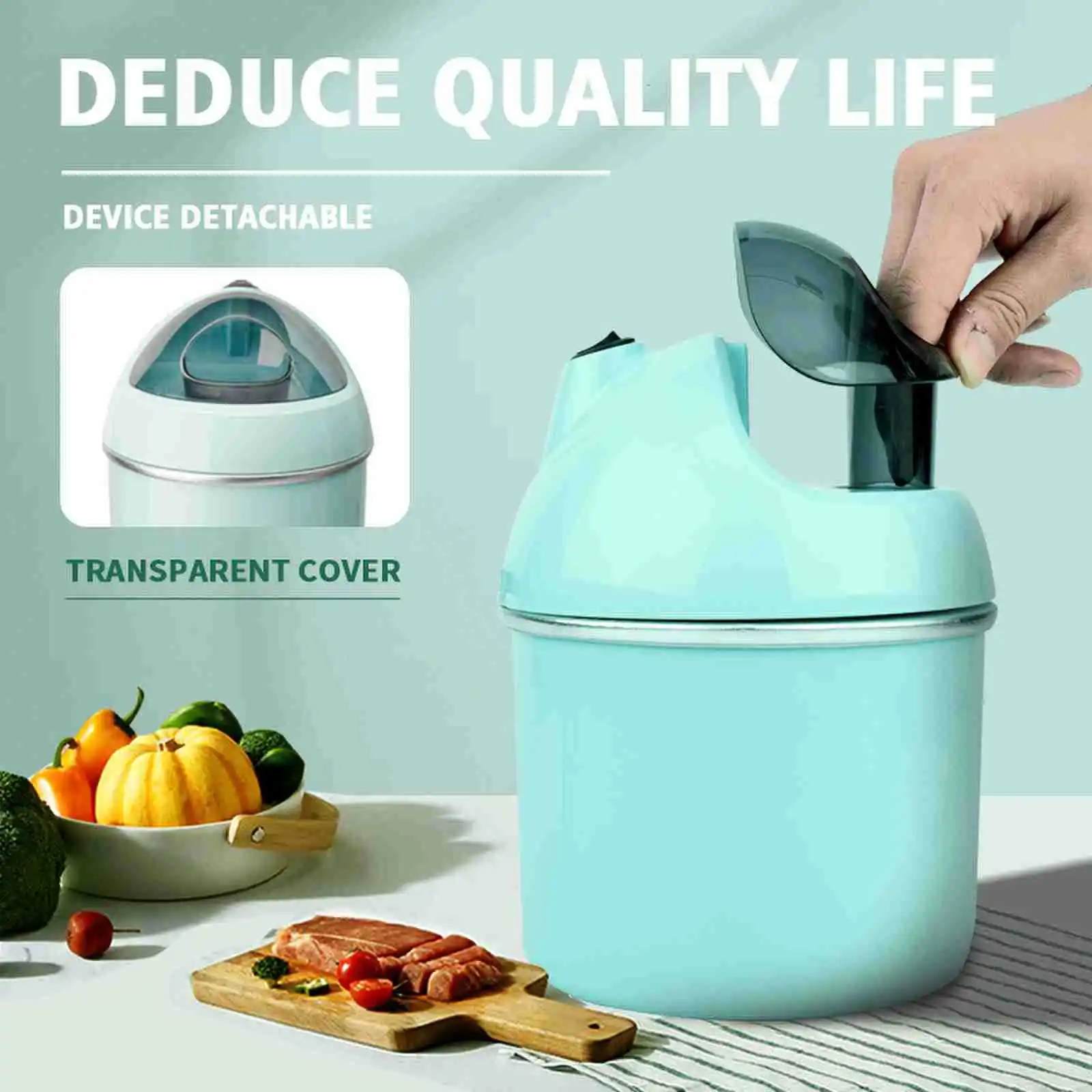 800ml Ice Cream Machine Frozen Yogurt and Sorbet Machine Mini Home Multi-function Homemade Electric Ice Cream