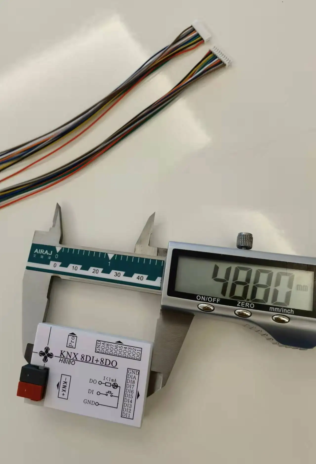 Módulo da Entrada e Saída do Contato Seco Relé do Controle Knx 8di 8do H8i8o