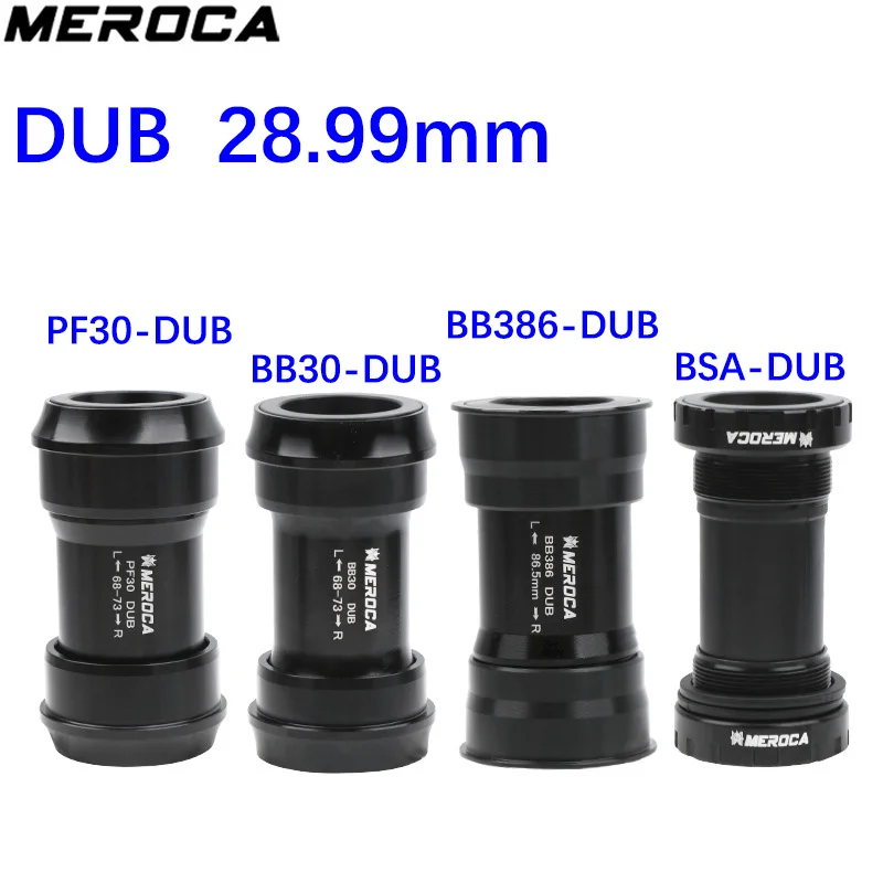 

Нижний Кронштейн Meroca DUB для SRAM MTB Road Crank DUB 29 28,99 BSA PF30 BB30 BB386 британская резьба 68 73 мм Нижний Кронштейн