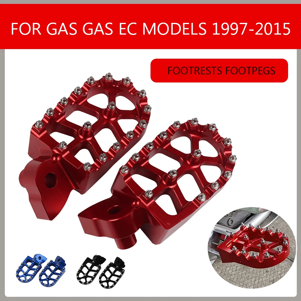 Zeta Aluminium Footpegs GasGas MC/EC - Red main image 0