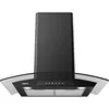 Black Range Hood 30 inch with Soft Touch Control 450 CFM Stove Vent Hood for Kitchen with 3 Speed Exhaust Fan Auto Shut 1