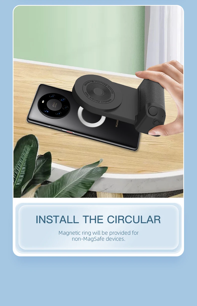 V2com Magnetic Camera Handle Photo Bracket