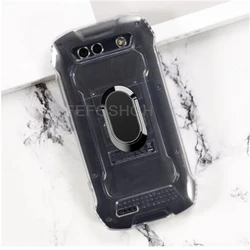 Enhanced Product Title:  
Durable TPU Soft Silicone Case with Back Ring Holder for King Kong Mini (Clear Tpu A Black)