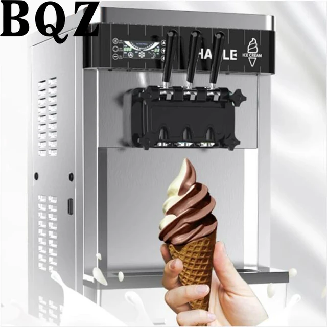 Soft Serve Ice Cream Machine Home  Homemade Soft Ice Cream Machine -  Automatic Ice - Aliexpress