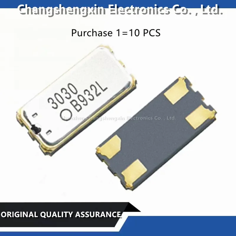 10PCS SG-3030CM 32.768KHZ 새로운 오리지널 칩 발진기 활성 크리스탈 발진기 SMD3215-4P
