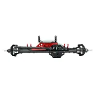 LCX Racing 1/10 RC Car CNC Aluminum AR60 OCP Front Axle Complete Set for Axial Wraith RR10 Bomber Upgrades Parts Accessories 1