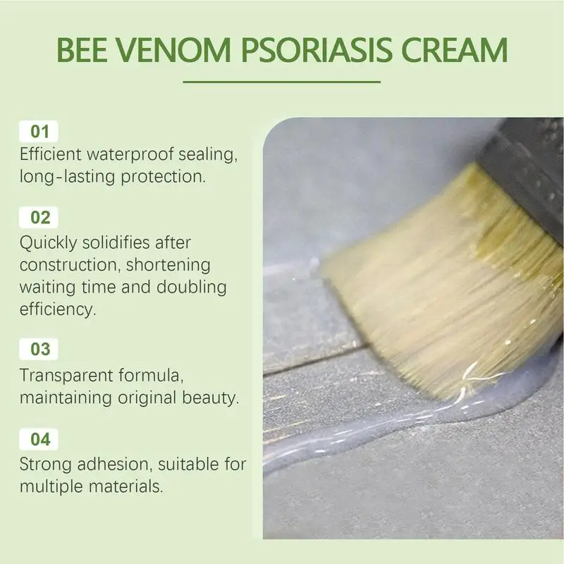 Transparent Waterproof Glue Waterproof Coating Anti-Leakage Glue Sealant Long-Lasting Waterproofing Agent With Brush For Roof