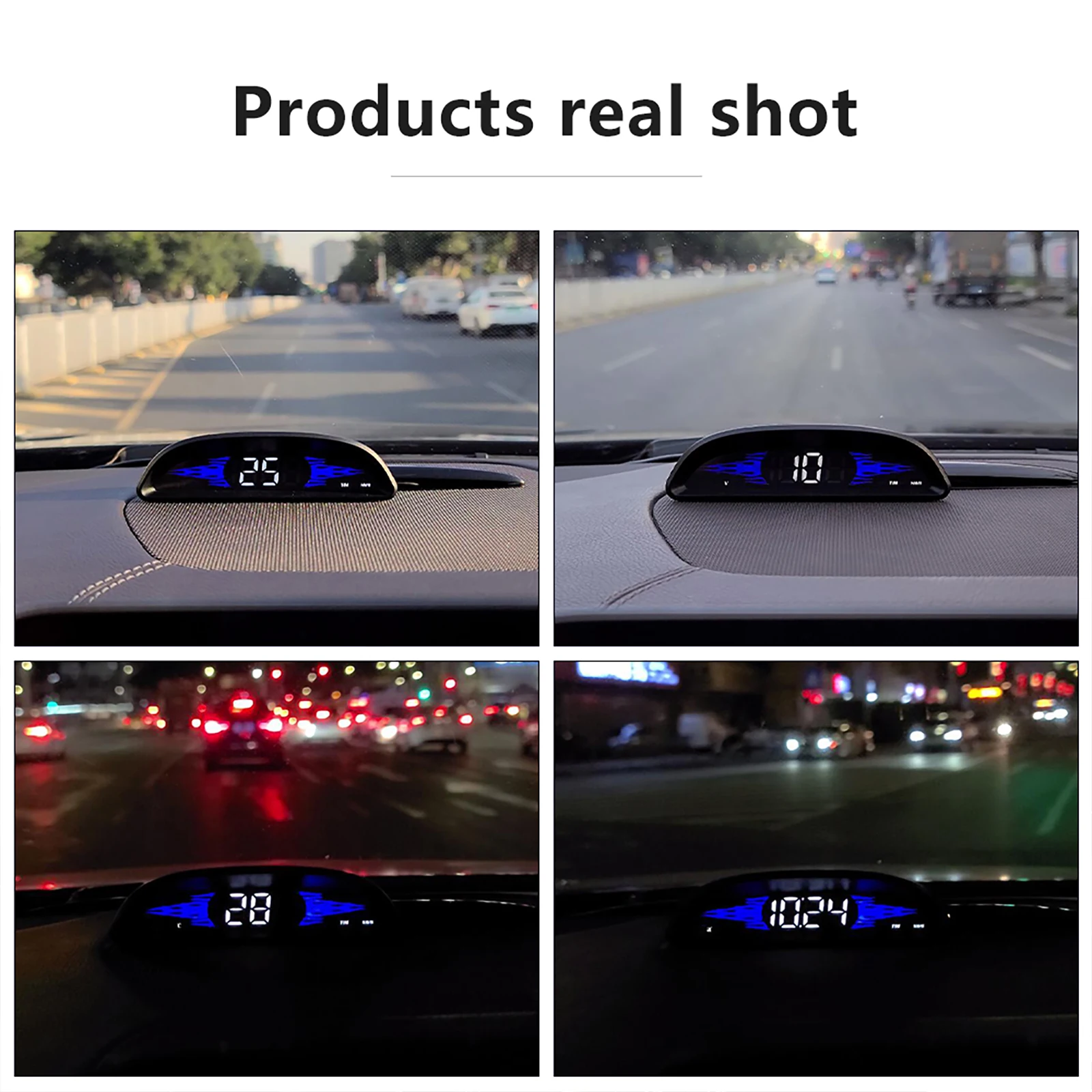 B2 OBD HUD 헤드업 디스플레이 속도계 OBD2 자동차 순정 수온 전압 과속 경보 디스플레이 액세서리