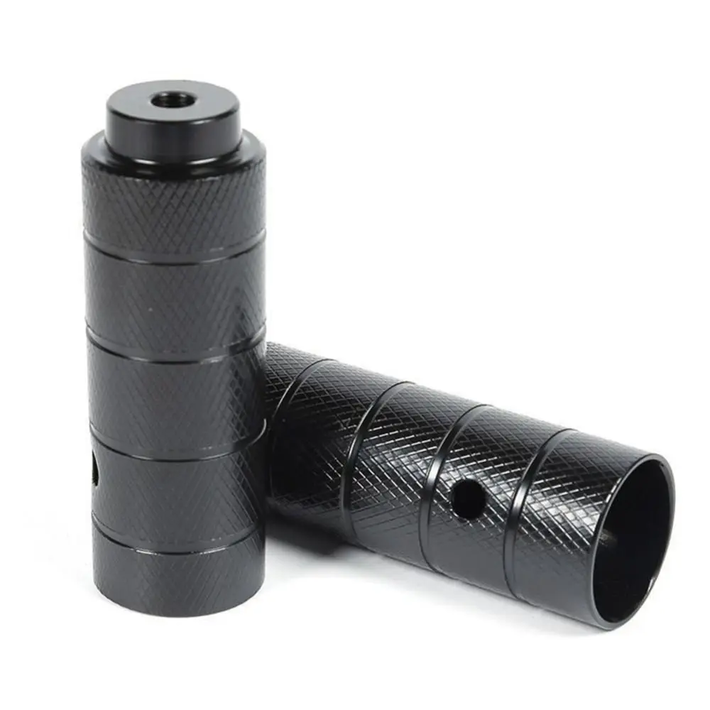 1 Pair Anti-Skid Bike Footrest Lever Axle Pegs Easy To Install Aluminum Alloy Bicycle Rear Footrest Pedals Weight-bearing