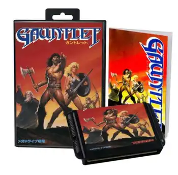 Gauntlet 4 with Box and Manual for 16 Bit Sega MD Game Cartridge Megadrive Genesis System 1