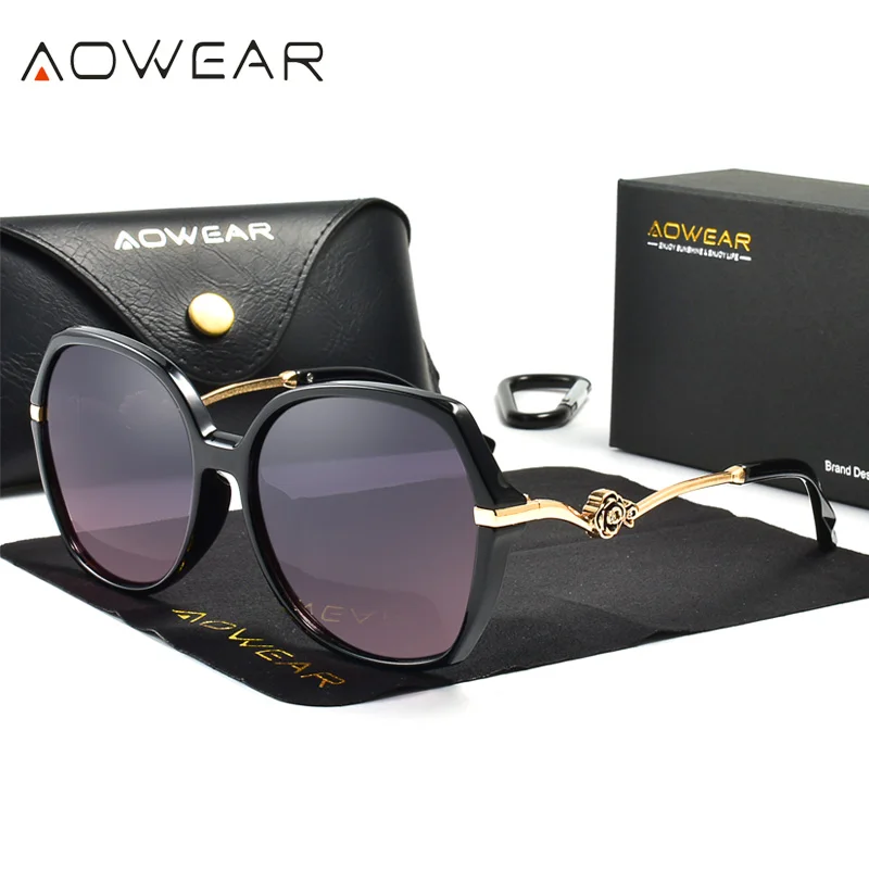 Oversized Sonnenbrille Für Damen Mit Polarisierten Gläsern_voghion.com