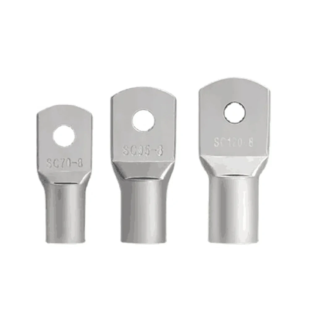 Description Picture 5 of item5PCS/10PCS 6~35mm2 Crimp Terminal Wire Welding Cable Connector Kit Bolt Hole Tinned Cable Lugs