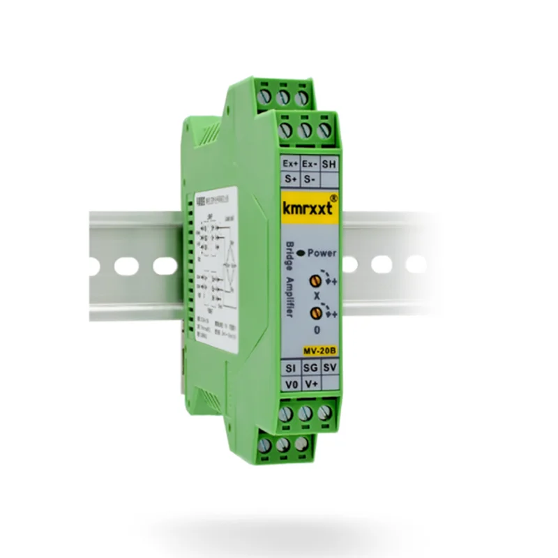 

MV-20B Precision weighing transmitter strain bridge force measurement pressure tension millivolt mV signal amplifier 0-20mA ±10V