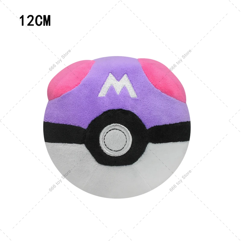 9 Styles Pokemon Plush Pokeball Master Ball Great Ultra Premier Ball Strange Ball Soft Anime Stuffed Toys Pocket Monster Doll