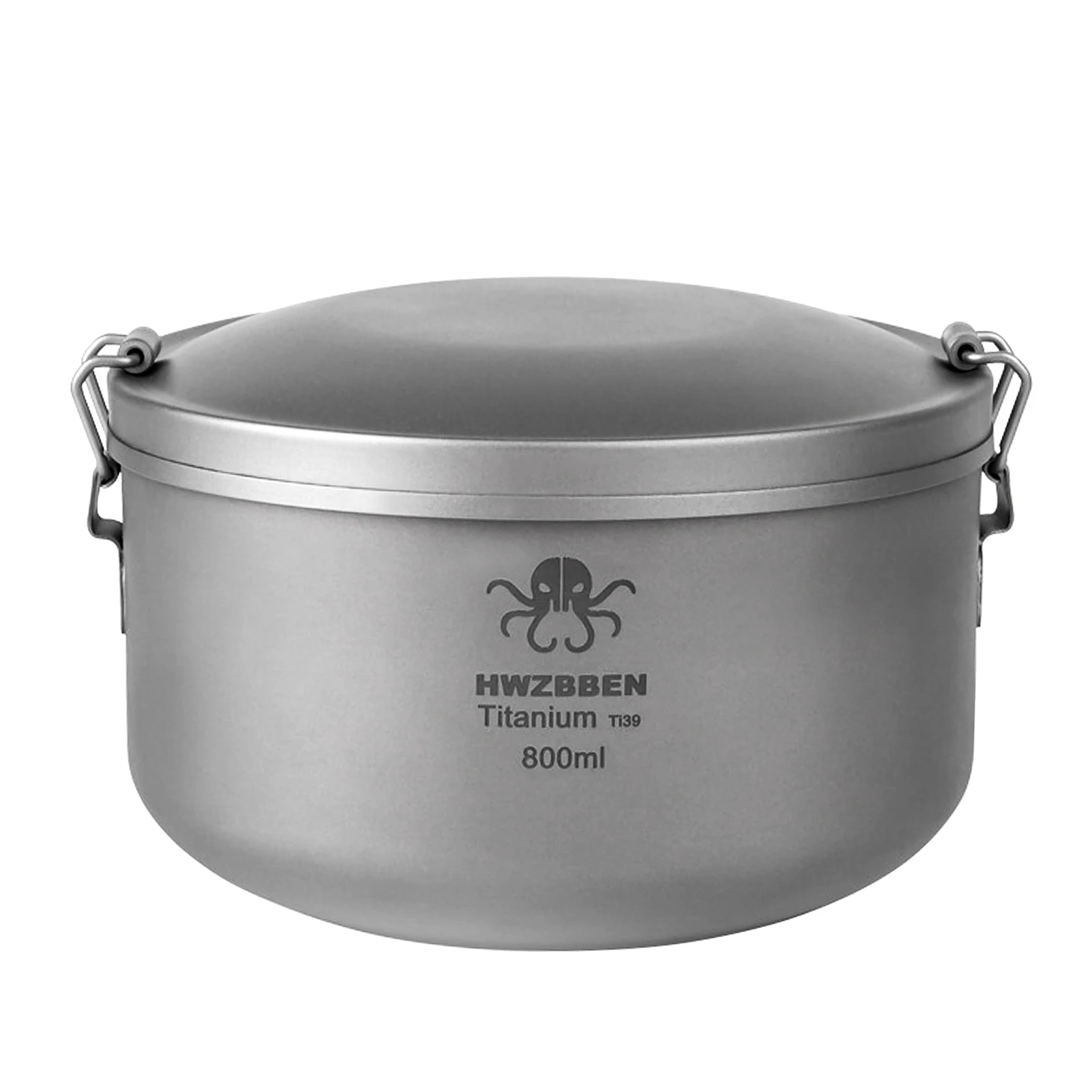 LunchBox800mlTitaniumTinBoxPortableFoodStorageContainerLunch