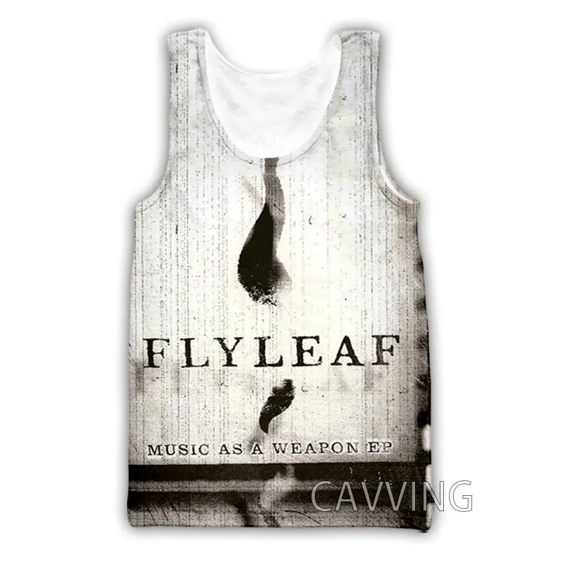 

Майка CAVVING с 3D-принтом Flyleaf Band, жилет в стиле Харадзюку, летняя майка, рубашки, уличная одежда для мужчин и женщин