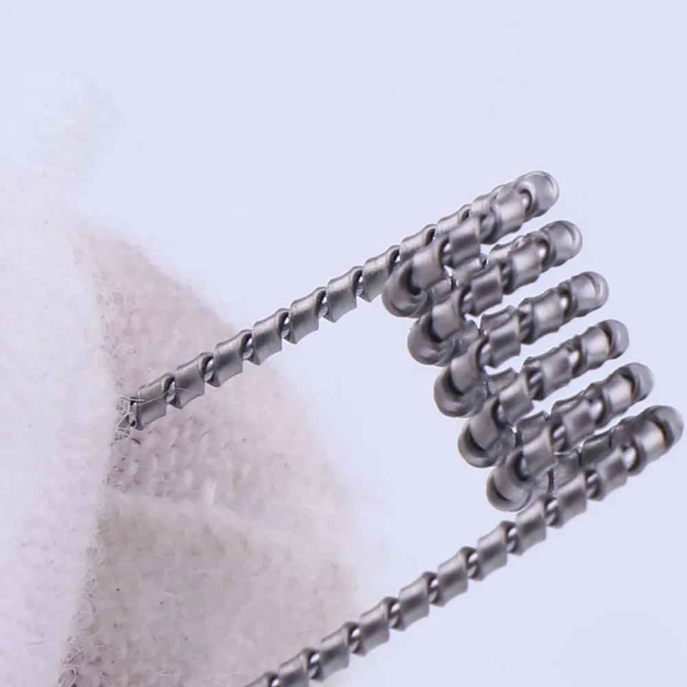 50pcs/box A1/316 Flat twisted wire Fused clapton Hive wires Alien Mix twisted Quad Tiger coils Heating Resistance coil heating resistance coil