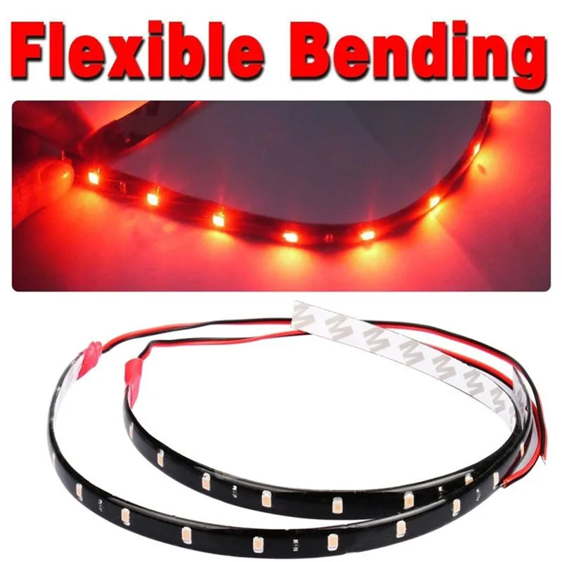 6PCS Waterproof DC 12V Motor LED Strip SMD Underbody Decorative strip Light for Car Motorcycle, motorcycle led lights,led lamp strip,car led lights